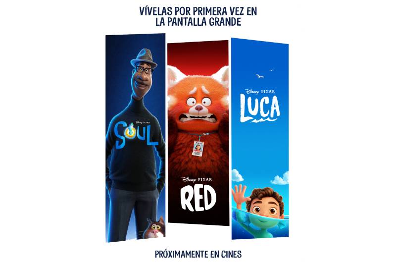 “Soul”, “RED” y “Luca” llegan por primera vez a la pantalla grande