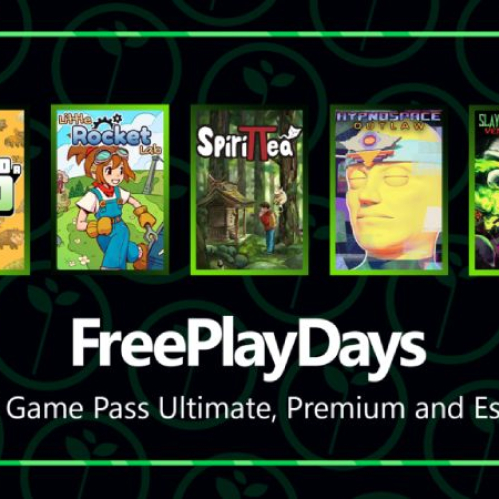 Banner promocional con varias portadas de videojuegos independientes sobre un fondo oscuro con elementos verdes.