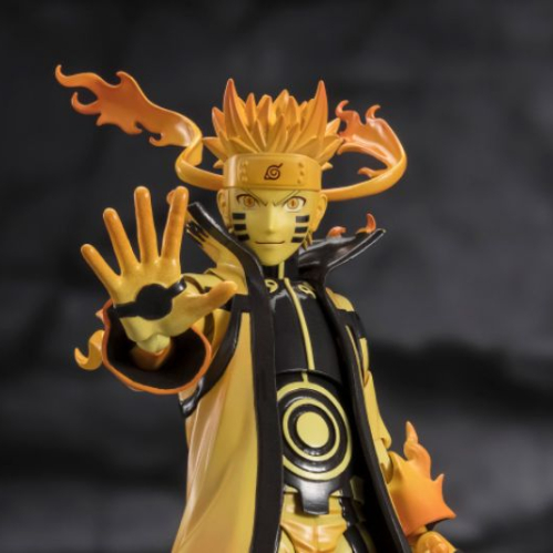 Figura detallada de un personaje de anime en pose dinámica, con colores brillantes y acabado de colección.