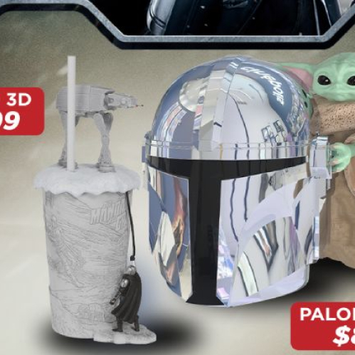 Promocional con personajes armados en un entorno oscuro, acompañados de un perro de ojos brillantes y estética de fantasía.