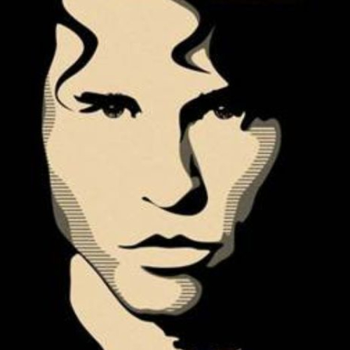 Póster estilizado con el rostro de un hombre en tonos contrastados sobre fondo naranja, acompañado del título de la película y su fecha de estreno.
