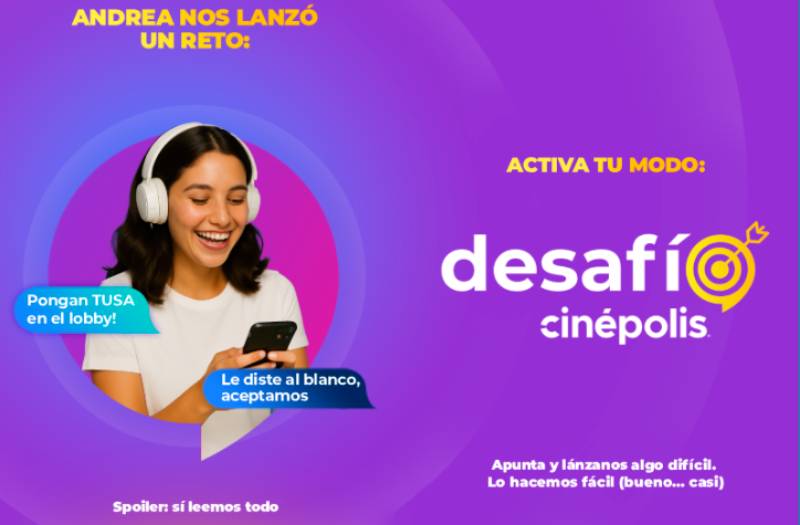 Cinépolis lanza nueva edición de Desafío Cinépolis
