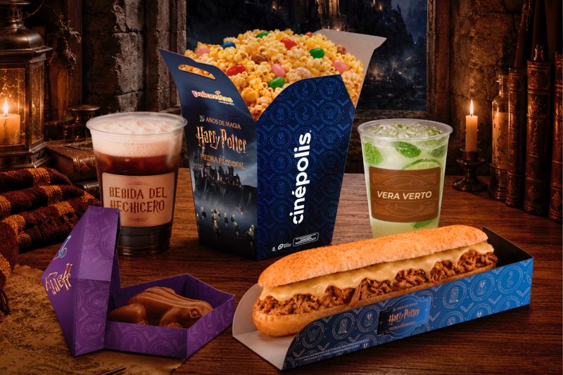 ¡Llega la magia! Menú Temático de Harry Potter y promocionales de aniversario en Cinépolis