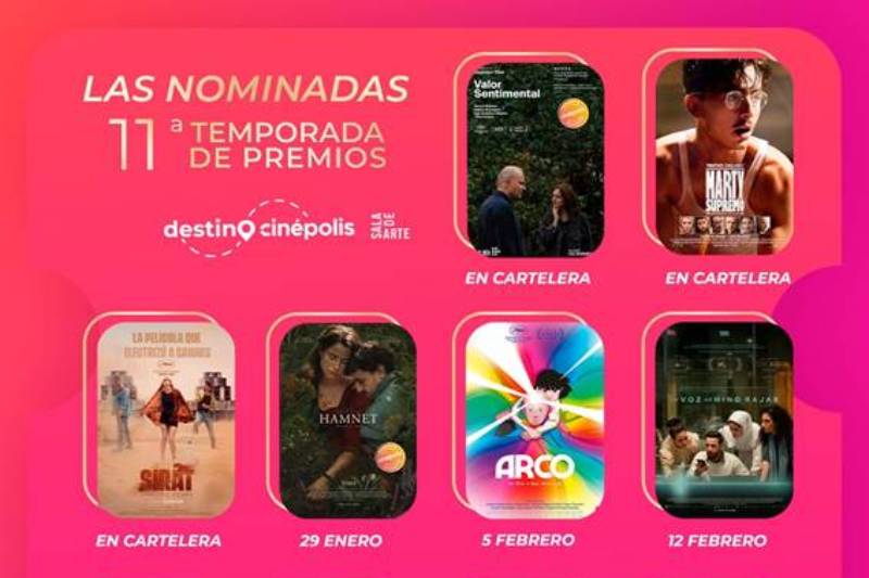 Cinépolis celebra la 11ª Temporada de Premios con su Ciclo de Nominadas
