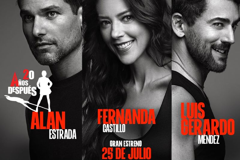 Elenco original de “Hoy No Me Puedo Levantar” regresa con “20 Años Después” Cartel promocional del espectáculo “20 Años Después” con Alan Estrada, Fernanda Castillo y Luis Gerardo Méndez reunidos para celebrar el legado de “Hoy No Me Puedo Levantar”.