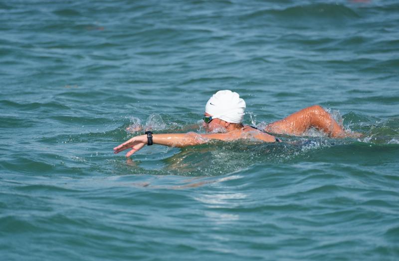 Patricia Guerra cruzara el Estrecho de Gibraltar 