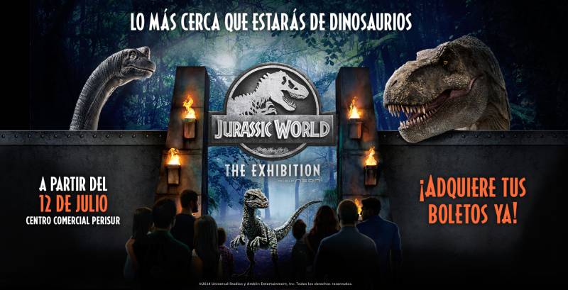 Jurassic World: The Exhibition Llega por Primera Vez a México