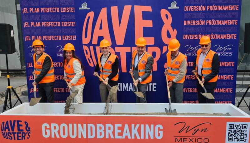 Dave & Buster’s inicia construcción de su primera sede en CDMX