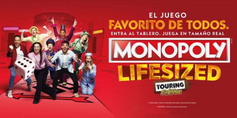 Desafíos estilo escape room y tableros a tamaño real encabezan la llegada de MONOPOLY LIFESIZED a la CDMX
