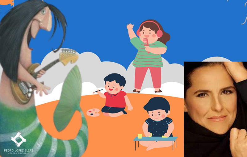 Cecilia Toussaint canta a los niños en su día