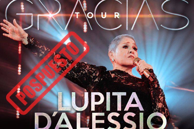 Lupita D’Alessio pospone su último concierto