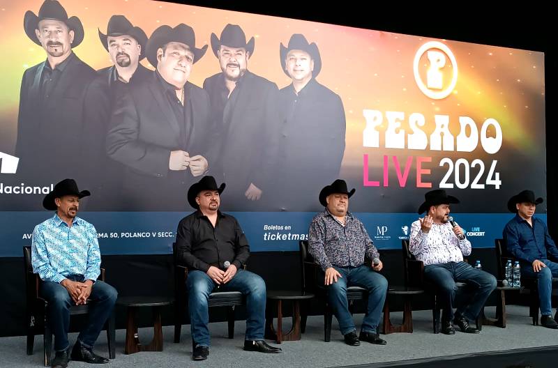 Grupo Pesado inundará de música norteña al Auditorio Nacional