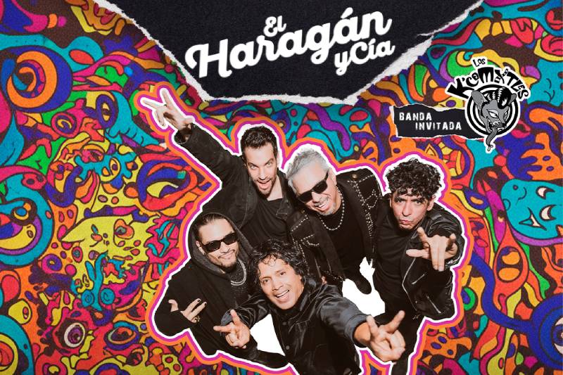 EL HARAGÁN Y CÍA. anuncia “Resiliencia, vida y rocanrol” en la Arena CDMX para 2026