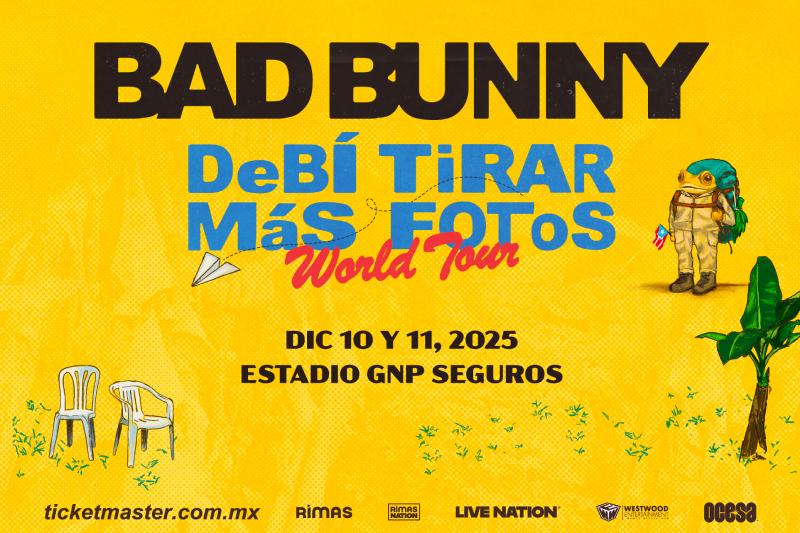 Bad Bunny rompe fronteras con su DeBÍ TiRAR MáS FOToS World Tour