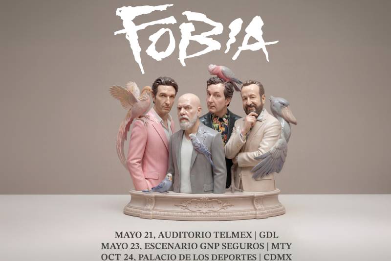Fobia anuncia tres conciertos en México tras su regreso