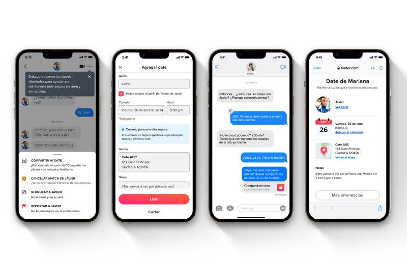 Tinder agrega función “Compartir mi date”