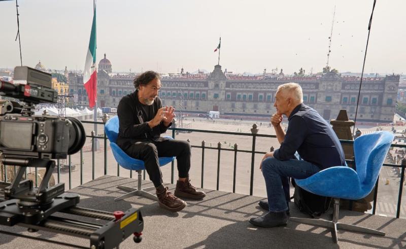 Alejandro González Iñárritu conversa con Jorge Ramos