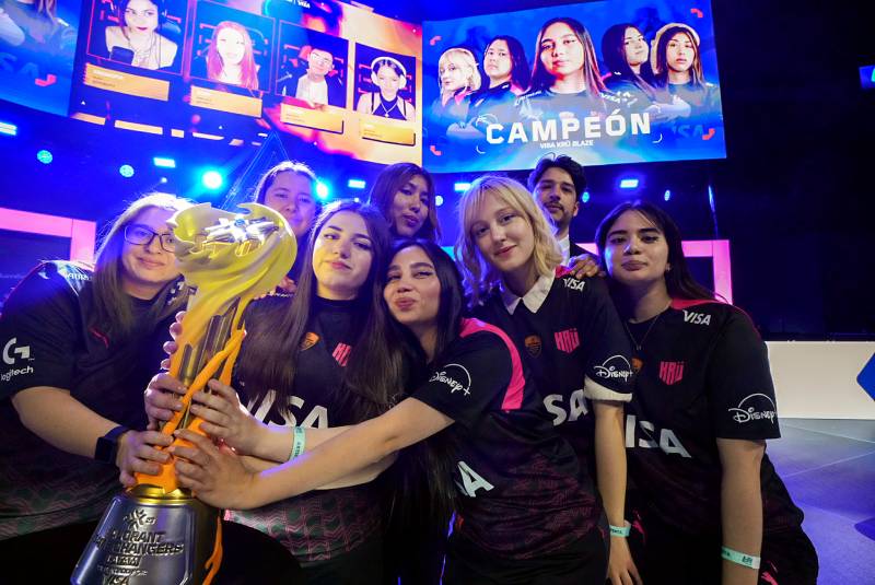 VISA KRÜ Blaze, campeonas regionales de Game Changers Latam VISA 2023