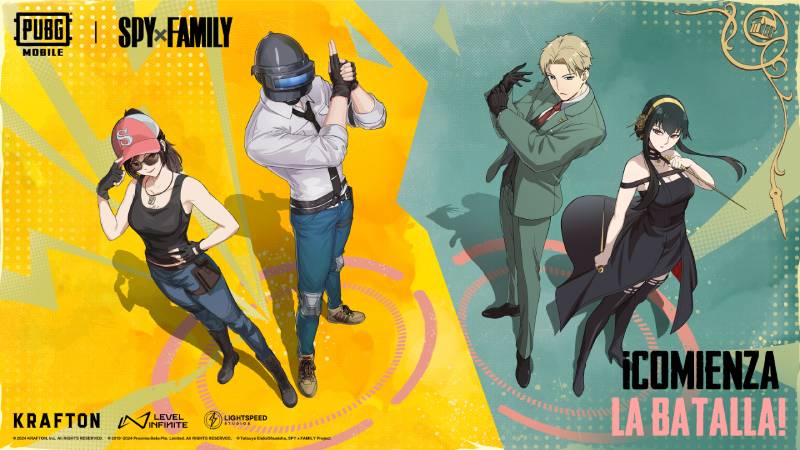 SPY×FAMILY se une a PUBG MOBILE en una emocionante colaboración 