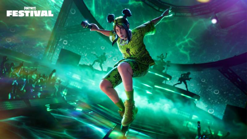 Billie Eilish es el nuevo ícono de la tercera temporada de Fortnite Festival