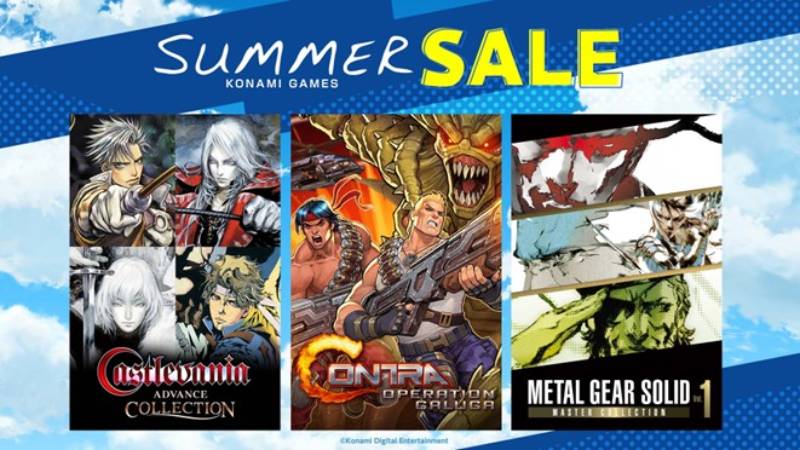 Ofertas de verano de KONAMI con descuentos de hasta el 90% 