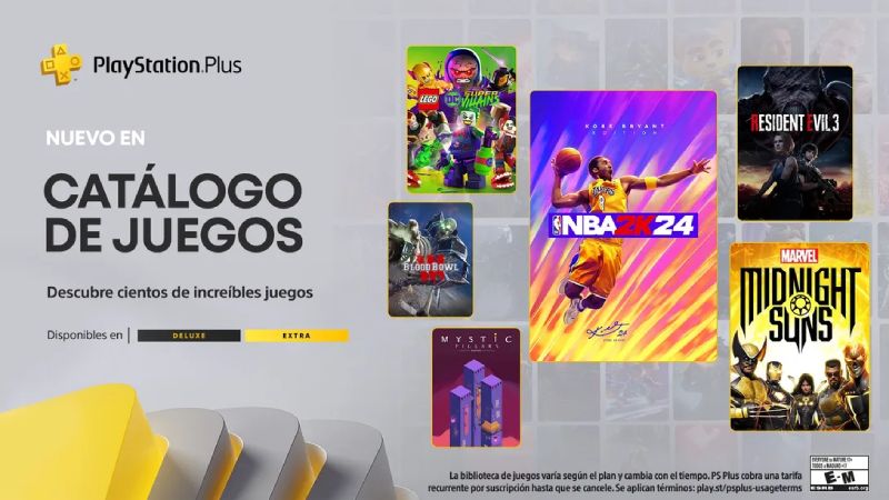 Más juegos de PlayStation Plus para marzo de 2024