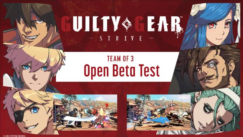 GUILTY GEAR -STRIVE- abre su segunda beta para el modo TEAM OF 3