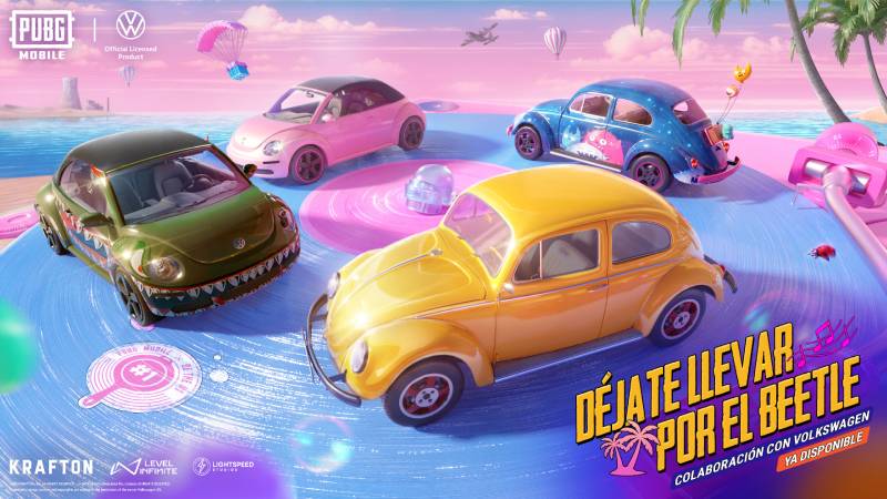 Los icónicos Beetle llegan al campo de batalla en PUBG MOBILE