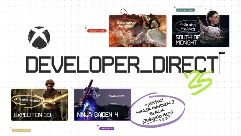 Xbox Developer Direct 2025: Todas las novedades reveladas