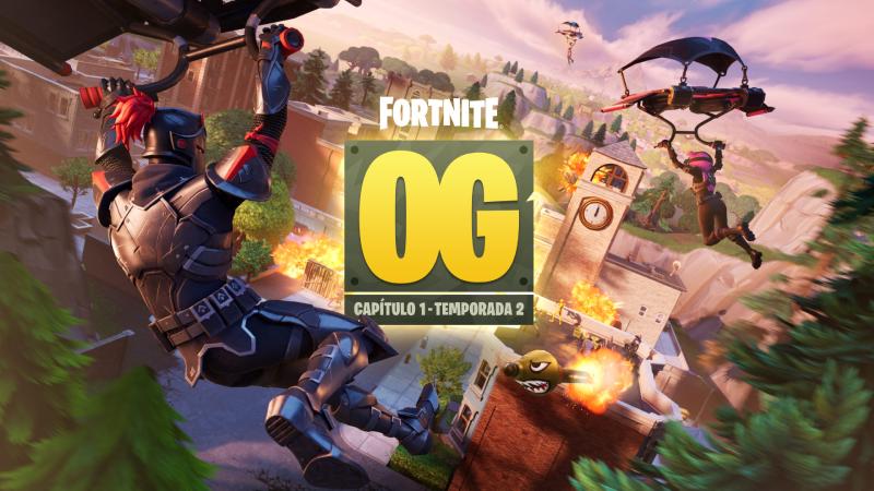 Fortnite OG revive la Temporada 2 del Capítulo 1 con mapas y armas clásicas