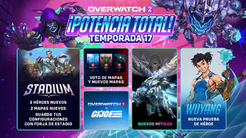Temporada 17 de Overwatch 2: Nuevas formas de jugar y más recompensas