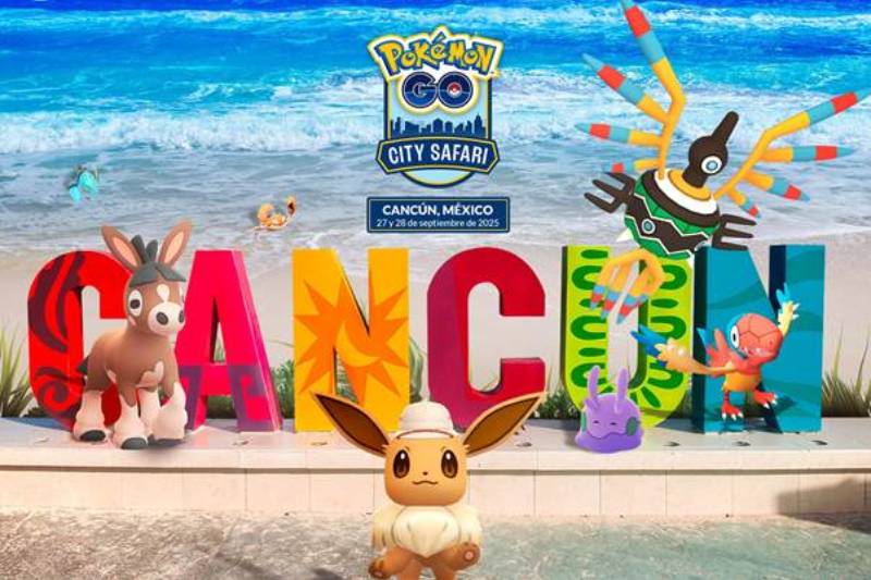 Pokémon GO presenta el Rally de Sellos en el City Safari de Cancún