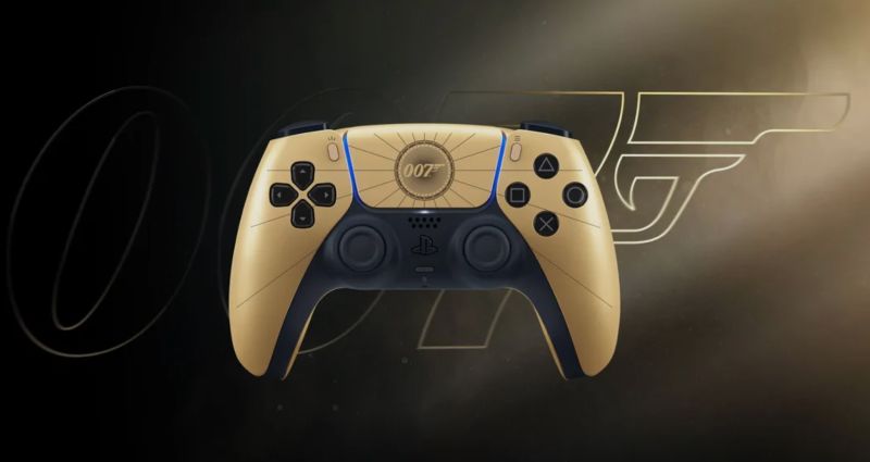 PlayStation presenta control DualSense de 007 con acabado dorado y detalles icónicos 