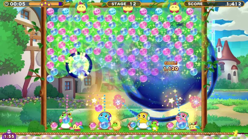 “Puzzle Bobble Everybubble!” apuesta por el juego en equipo en su debut en Steam