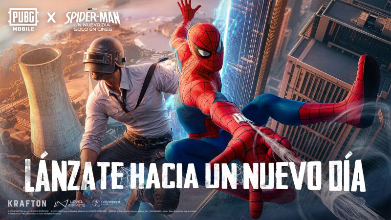 PUBG MOBILE suma contenido de Spider-Man: Un Nuevo Día en su actualización 4.5