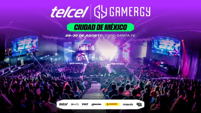El festival Telcel GAMERGY 2026 celebra su 5ª edición con torneos continentales y cosplay