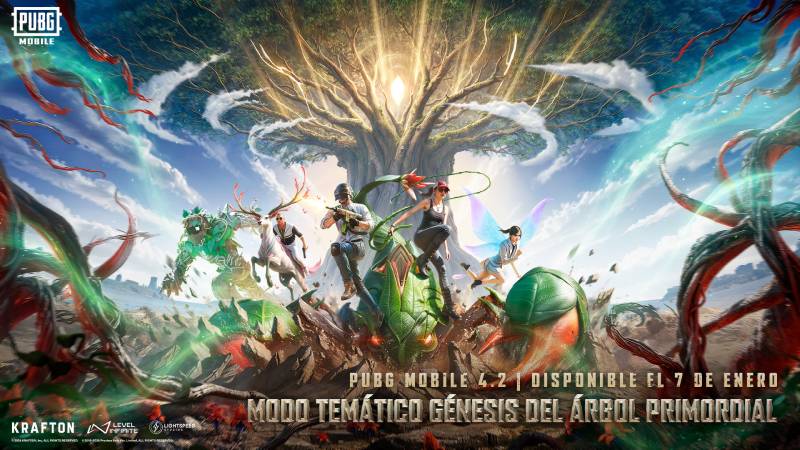 PUBG MOBILE 4.2: un nuevo mundo florece con el Árbol Primordial