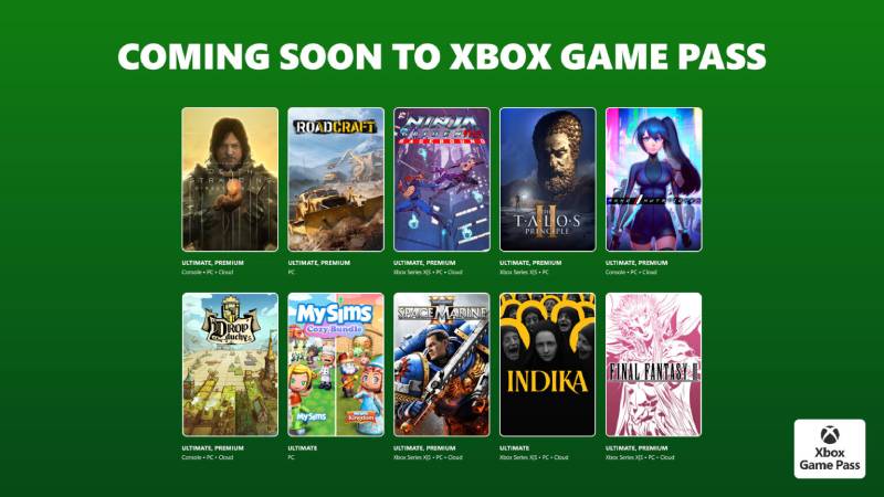Nuevos títulos llegan a Xbox Game Pass con Space Marine II, Death Stranding y más