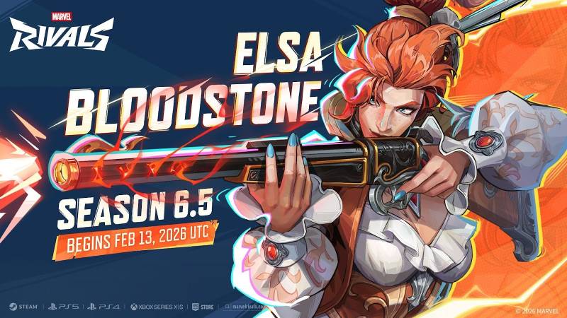 Marvel Rivals presenta la temporada 6.5 con la llegada de Elsa Bloodstone