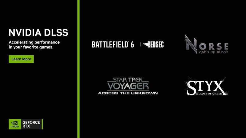 DLSS 4 impulsa nuevos lanzamientos y actualizaciones RTX