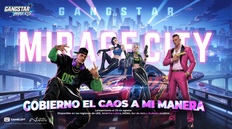  “Gangstar Mirage City” abre prerregistro con recompensas exclusivas en Latinoamérica