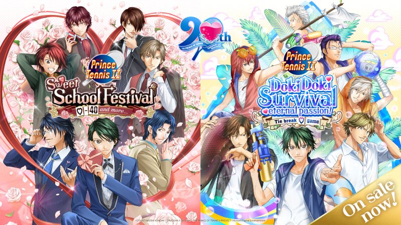 Dos clásicos otome de The Prince of Tennis llegan por primera vez a todo el mundo