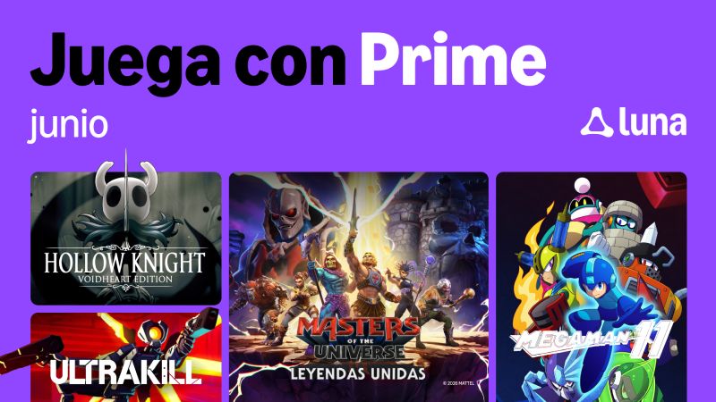 Luna actualiza su catálogo de junio con Masters of the Universe, Hollow Knight, Mega Man y más