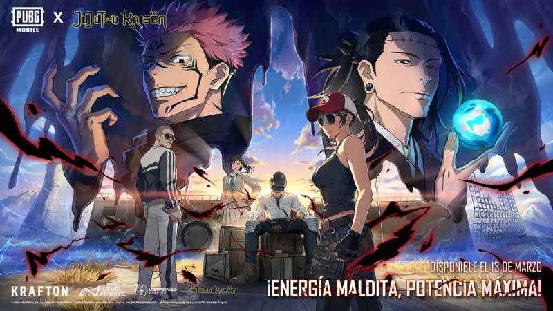 PUBG MOBILE estrena actualización 4.3 con Jujutsu Kaisen