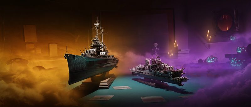 World of Warships y Legends presentan sus actualizaciones de octubre con eventos y barcos de Halloween   