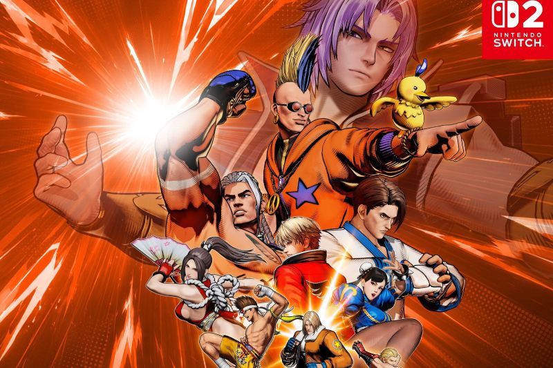 FATAL FURY City of the Wolves SNK Captura del juego de peleas FATAL FURY: City of the Wolves mostrando a dos luchadores en pleno combate con efectos visuales.