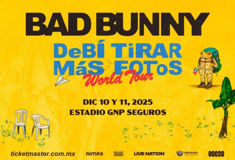 Bad Bunny rompe fronteras con su DeBÍ TiRAR MáS FOToS World Tour