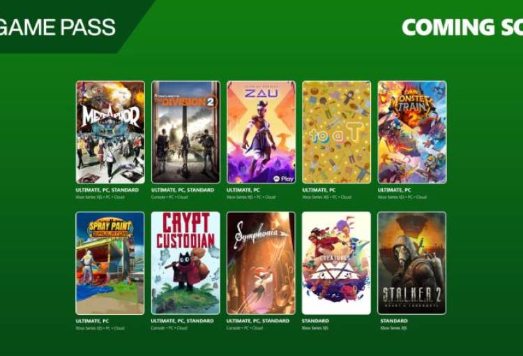 Juegos de Xbox Game Pass para mayo y junio de 2025