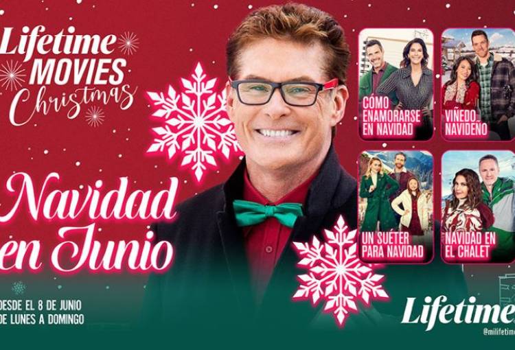 Lifetime transforma junio en un refugio navideño con romance y comedia