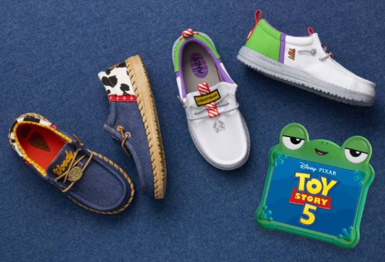 Woody, Buzz Lightyear y Jessie inspiran la nueva colección cápsula de HEYDUDE